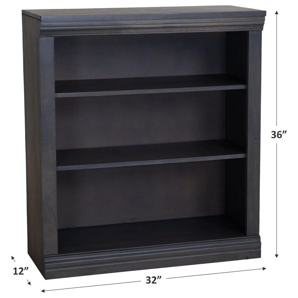 Cal-Baja Furniture DZ 36&quot; Bookcase in Wash Gray, , large