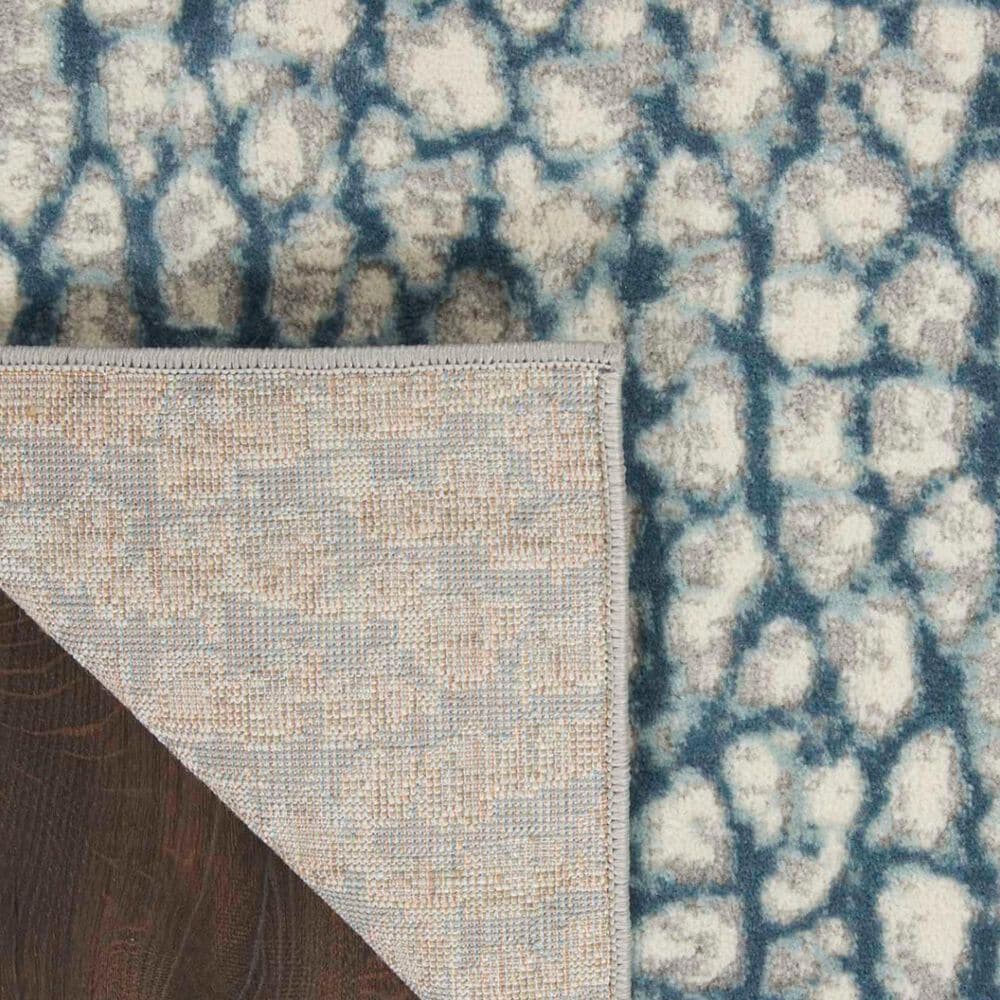 Nourison Joli 8&#39; x 10&#39; Ivory, Blue and Grey Area Rug, , large