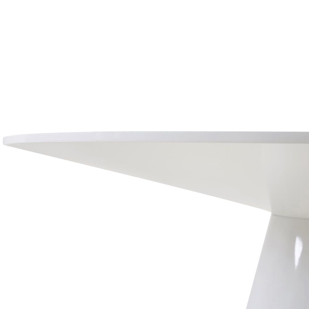 Moe&#39;s Home Collection Otago 54&quot; Round Dining Table in White - Table Only, , large