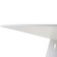 Moe"s Home Collection Otago 54" Round Dining Table in White - Table Only, , large