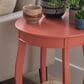 Linon Home Decor Aura Round Side Table in Coral, , large