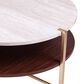 Southern Enterprises Ardmillan Coffee Table in Brass, Tobacco, and White, , large