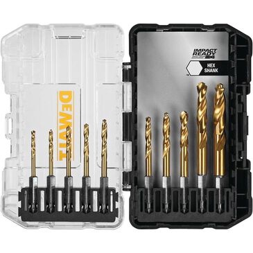 DeWALT 10-Piece Drill Set, , large