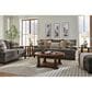 Ashley Tallow Creek Stationary Queen Sleeper Sofa in Shadow Velvet, , large