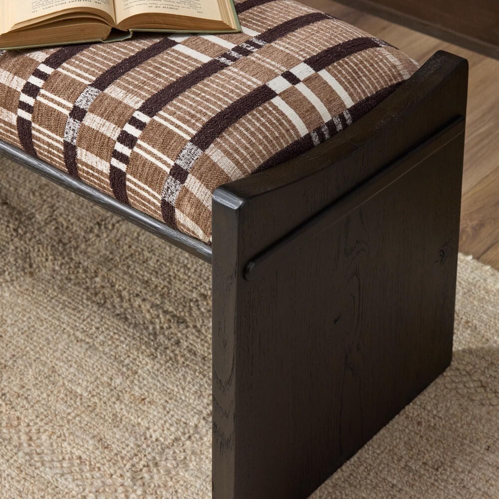 Four Hands Eros Accent Bench in Sandhill Cocoa, , large