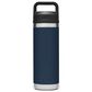 YETI Rambler 18 Oz Water Bottle with Chung Cap in Navy, , large