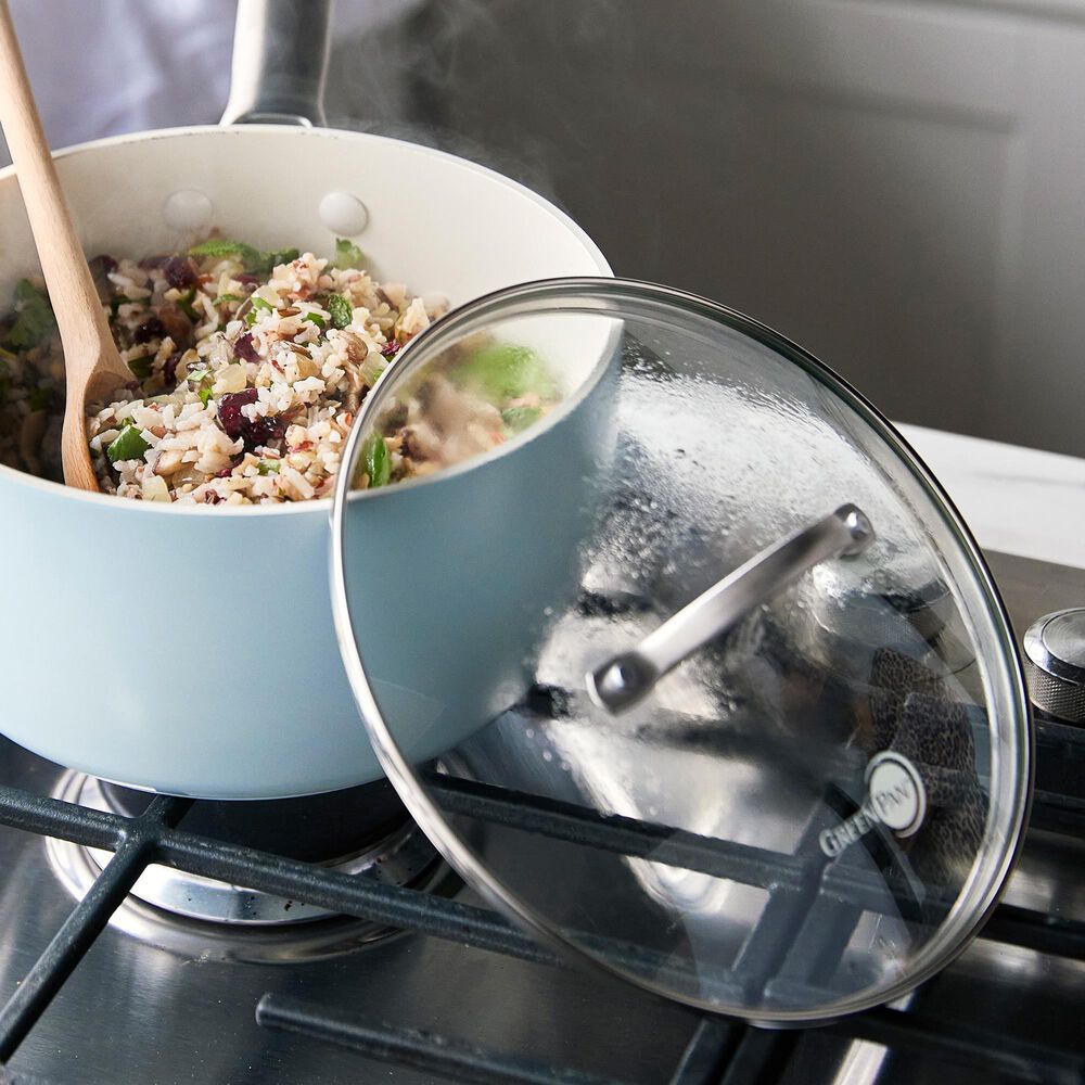 Green Pan 8" Glass Lid in Stainless Steel, , large