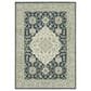 Oriental Weavers Branson 3"3" x 5" Blue and Ivory Area Rug, , large