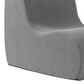 Jaxx Uptown Modern Armless Accent Chair in Boucle Dark Grey, , large