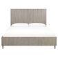 Urban Home Argento Queen Platform Bed in Misty Grey and Stainless Steel, , large
