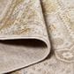 Feizy Aura 10" x 13"2" Gold and Ivory Area Rug, , large