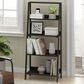 HOMLUX 5-Tier Ladder Display Bookshelf in Espresso, , large