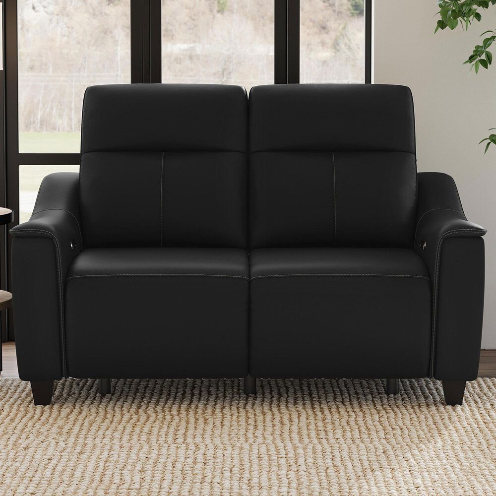 Flexsteel Latitudes Power Reclining Loveseat with Power Headrest in Coal, , large