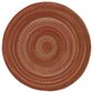 Capel Homecoming 0048-500 3" Round Rosewood Red Area Rug, , large
