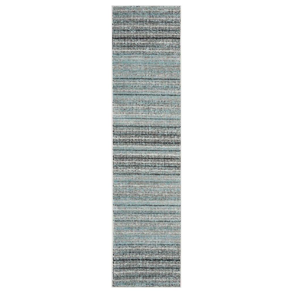 Safavieh Skyler SKY196C 2" x 12" Blue and Gray Runner, , large