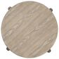 Ashley Dyonton Round End Table in Light Grayish Brown and Gunmetal, , large