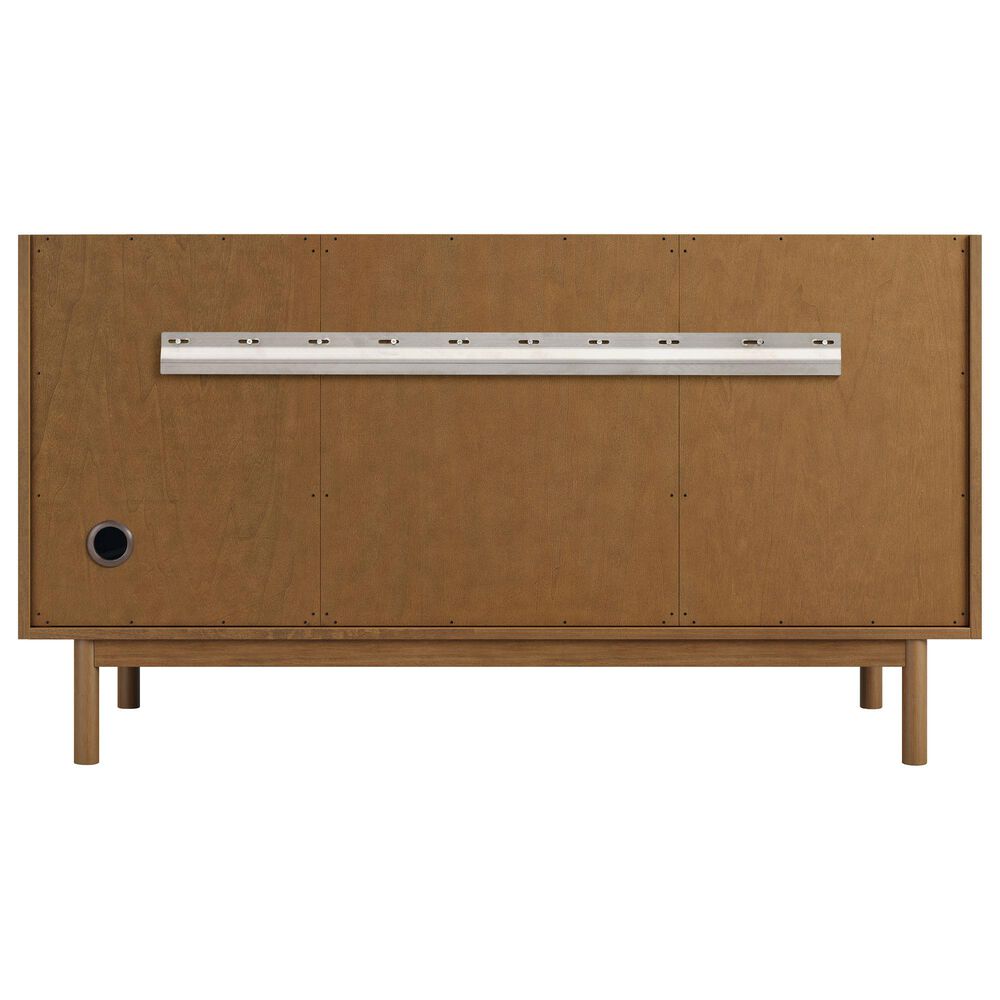 James Martin Laurent 60" Double Bathroom Vanity Cabinet in Honey Oak, , large