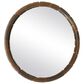 Uttermost Auger Round Wall Mirror in Aged Rust Bronze, , large