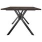 Blue River Nevada 2-Piece Dining Table Set in Dark Brown, , large