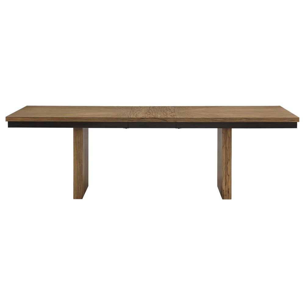 Steve Silver Roatan Dining Table in Natural with Self Storing 16&quot; Table Leaf, , large