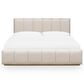 Urban Home Gardenia Queen Upholstered Bed in Chai, , large