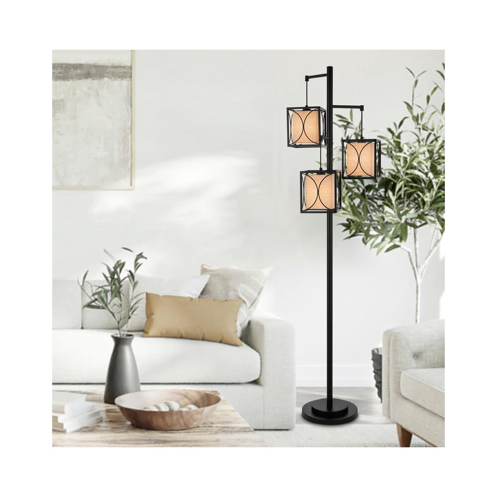 Cal Lighting 3 Lantern Floor lamp, , large
