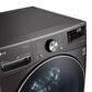 LG 5.0 Cu. Ft. Front Load Washer and 7.4 Cu. Ft. Electric Dryer with TurboWash 360 Laundry Pair in Black Steel, , large