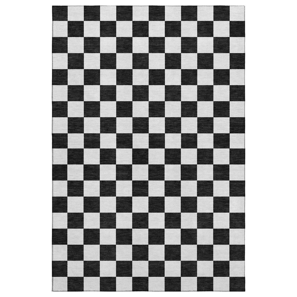 Dalyn Rug Company The Reserve TR7 Black 3" x 5" Indoor/Outdoor Area Rug, , large