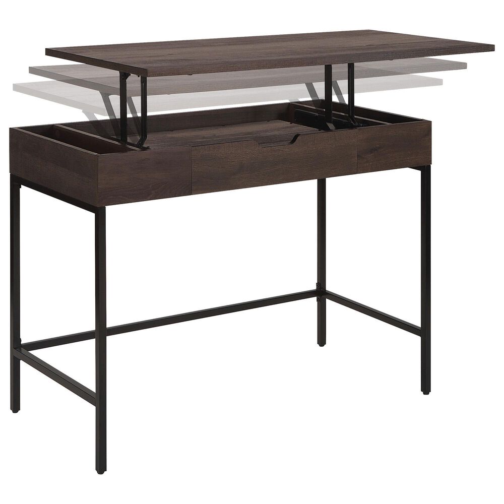 OSP Home Contempo Sit-To-Stand Adjustable Height Desk in Ozark Ash, , large