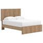 Ashley Gramburg 5 Piece Queen Platform Panel Bedroom Set in Warm Brown, , large
