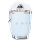 SMEG Retro Style Citrus Juicer in Pastel Blue and Polished Chrome, , large