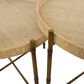 Maple and Jade 3-Piece Rattan Nesting Coffee Table in Matte Brown, Whitewashing and Dark Brown, , large
