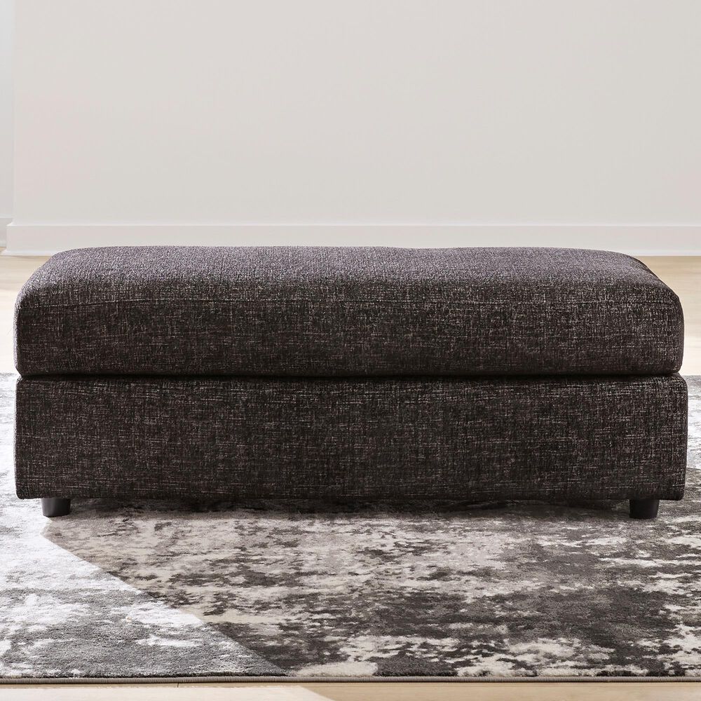 Ashley Lentiz Oversized Accent Ottoman in Onyx, , large