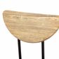 Baxton Studio Gianetta 5-Piece Dining Set in Oak Brown and Black, , large
