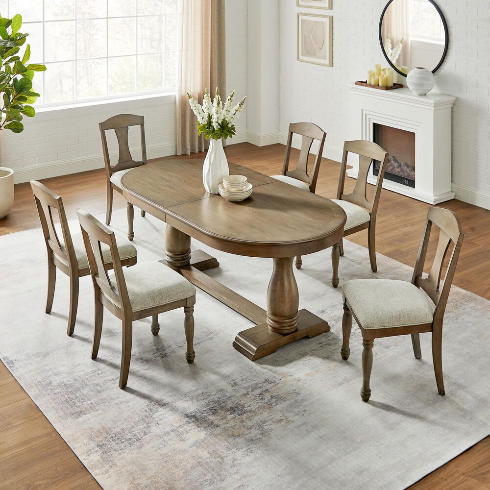 Hearth and Haven Side Chair in White Oak (Set of 2), , large