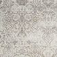 Nourison Damask DAS06 8" x 10" Ivory Area Rug, , large