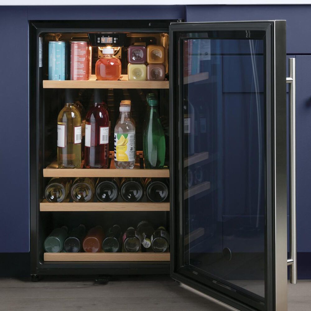 GE Appliances 19&quot; Beverage Center in Stainless Steel, , large