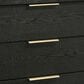 Mayberry Hill South Bed 5 Piece King Panel Bedroom Set in Black, , large