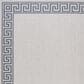 Safavieh Bermuda 8" Round Ivory and Blue Indoor/Outdoor Area Performance Rug, , large