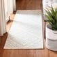 Safavieh Micro-Loop MLP262F 2"3" x 7" Gray and Ivory Runner, , large