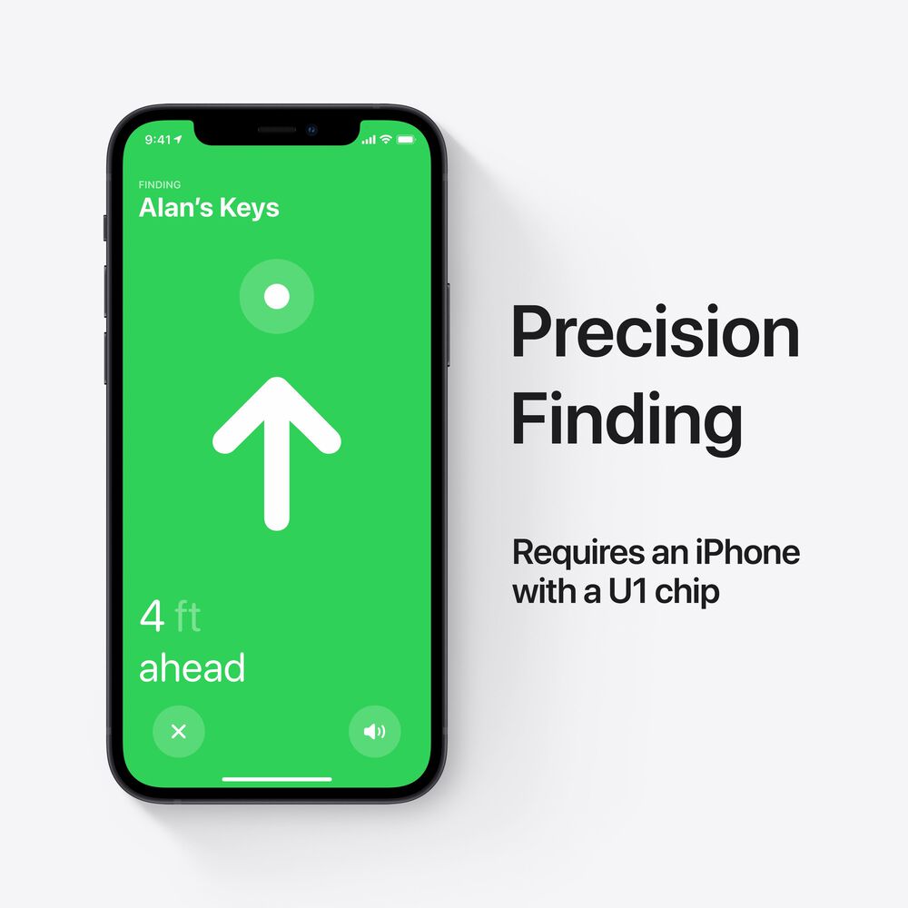 Apple 4-Pack Apple AirTag in Silver, , large