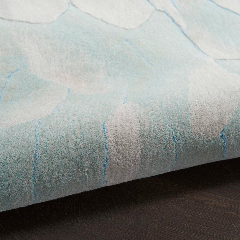 Nourison Prismatic Blue 5&#39;6&quot; x 7&#39;5&quot; Area Rug, , large
