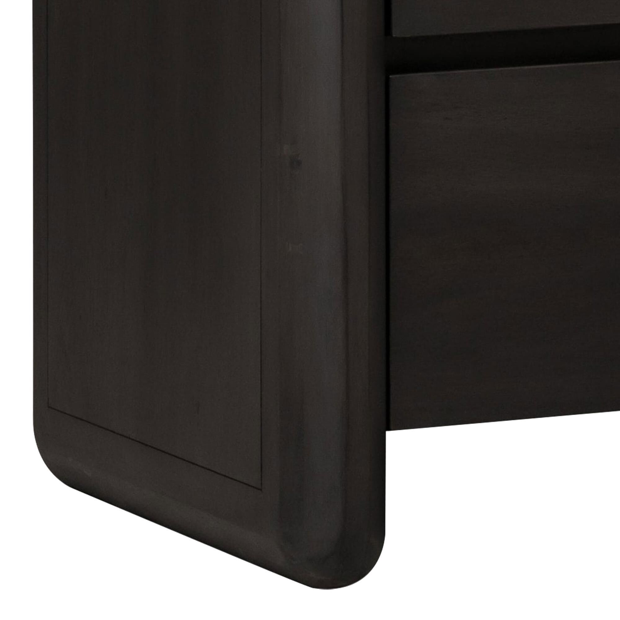 Urban Home Xolani 2-Drawer Nightstand in Jaguar