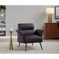 Lumisource Petal Accent Chair in Espresso, , large