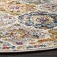 Safavieh Madison MAD611B 4" Round Cream and Navy Area Rug, , large