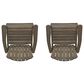 Hearth and Haven Outdoor Adirondack Dining Chair in Grey (Set of 2), , large