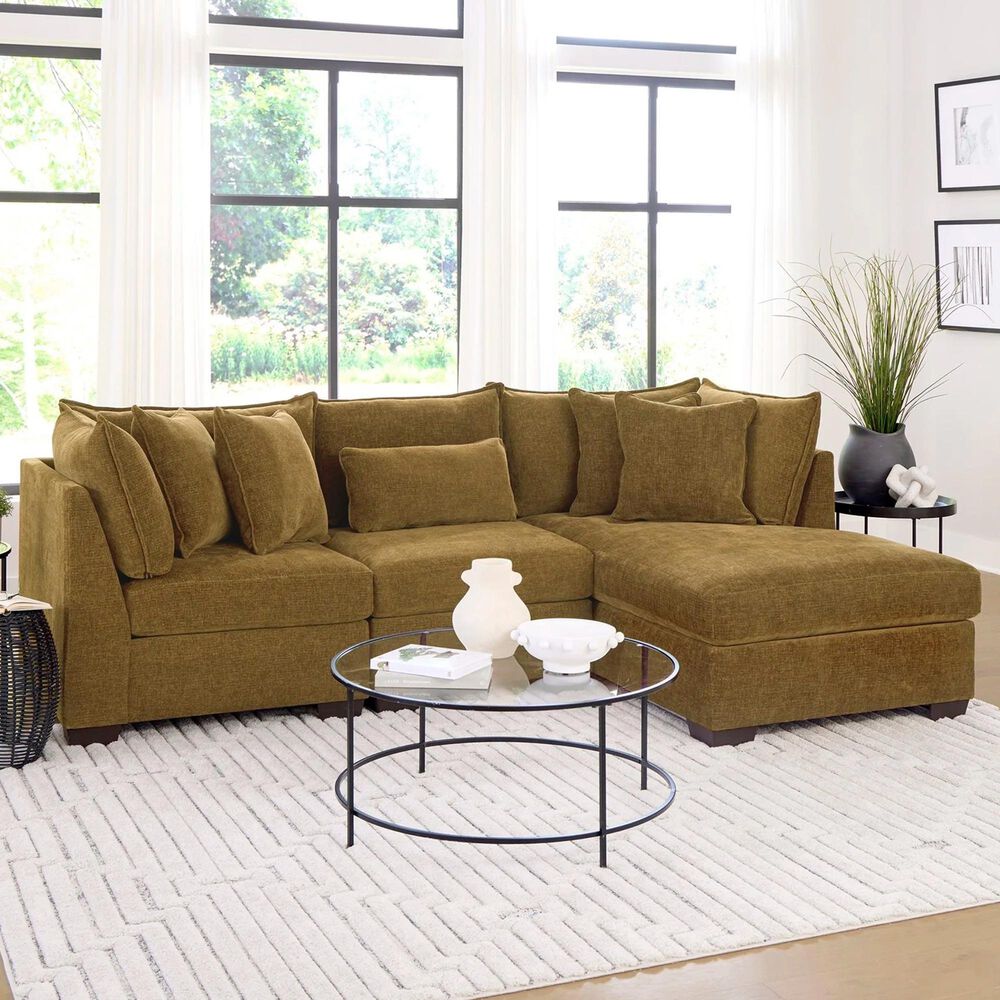 Peak Living 3-Piece Sectional in Dino Amber, , large