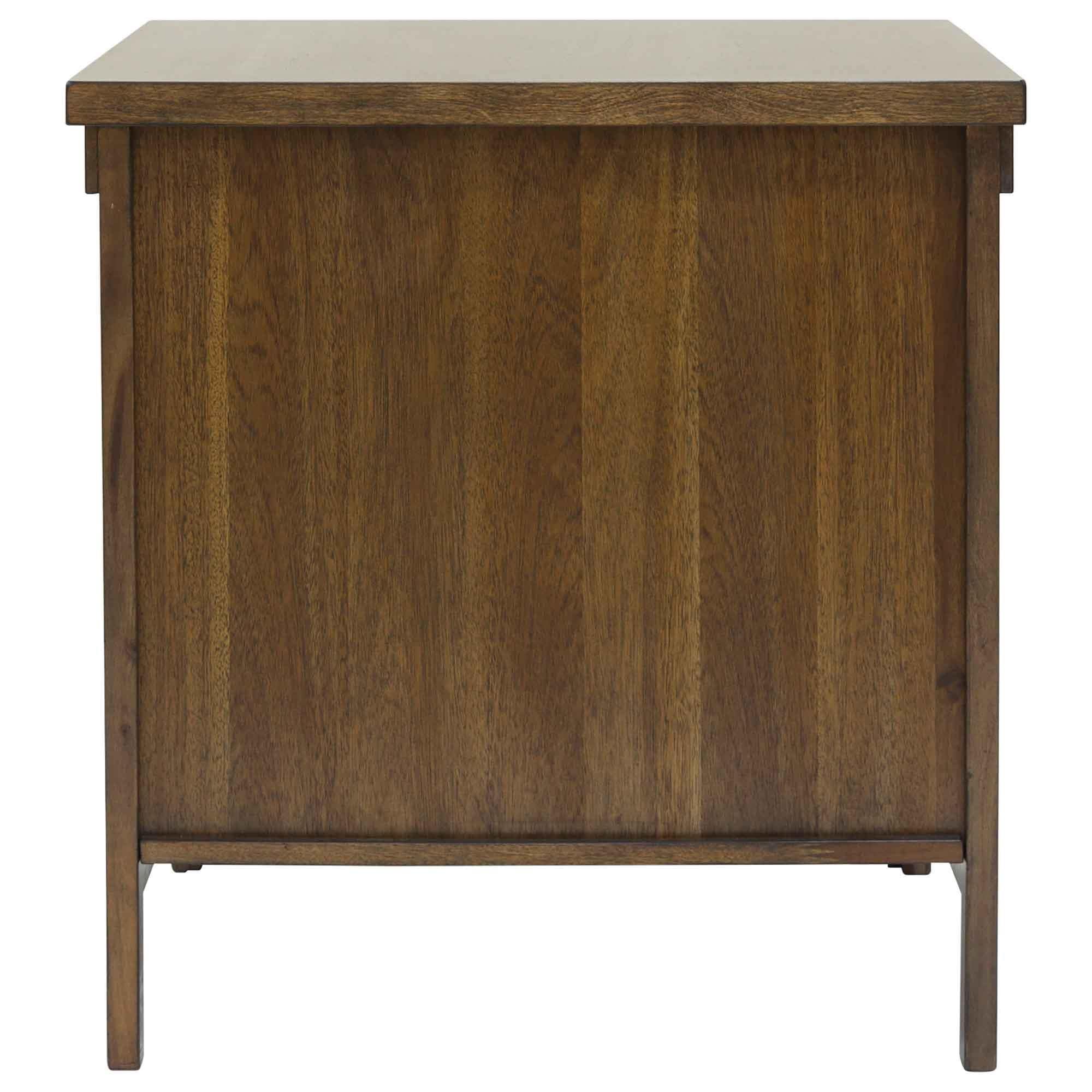 Ashley Moriville End Table in Grayish Brown