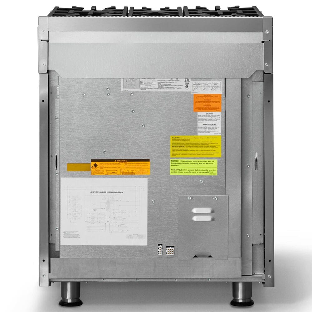 Viking Range 3 Series 30" Self-Cleaning Dual Fuel Range in November Sky, , large