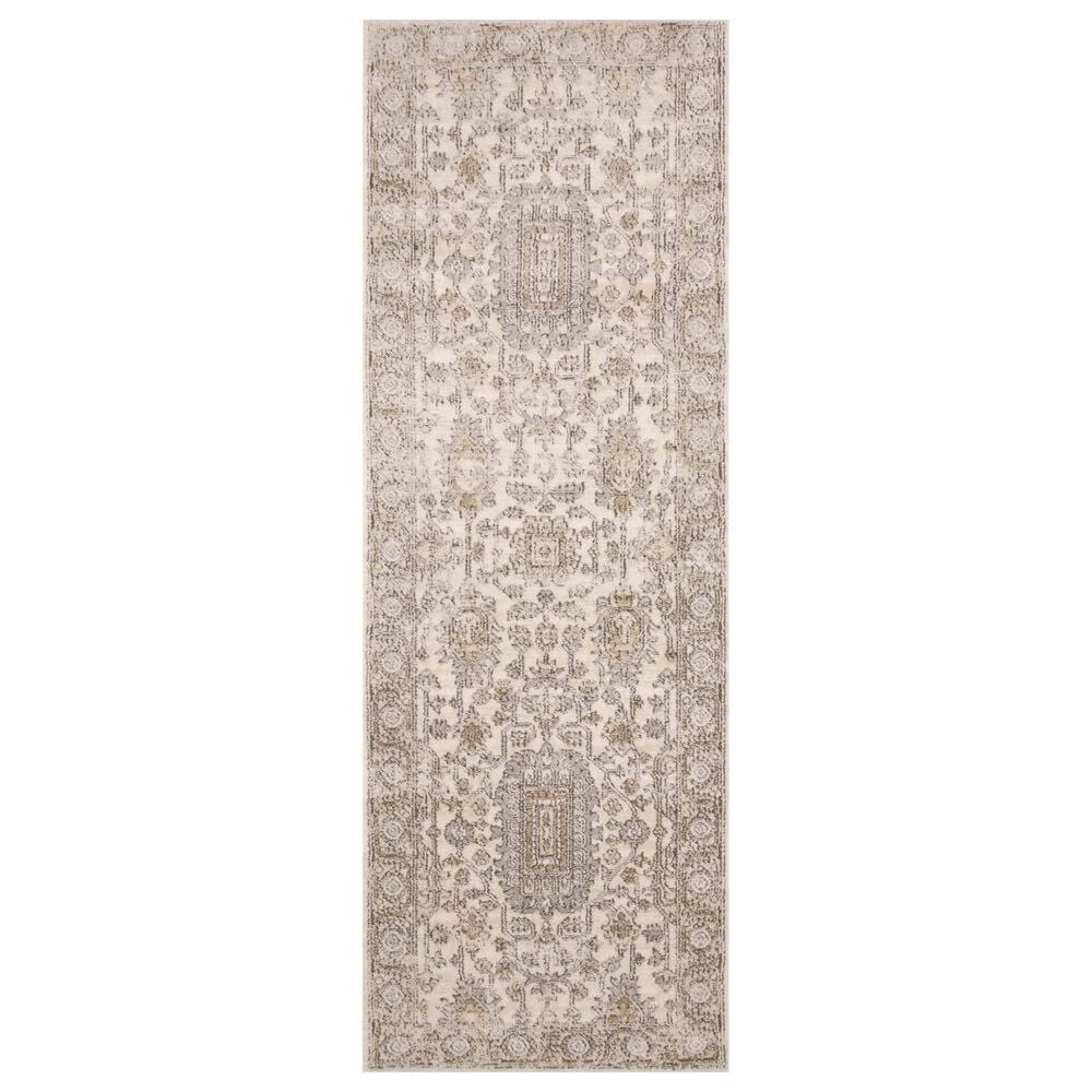 Loloi II Teagan TEA-03 2"8" x 10"6" Ivory and Sand Runner, , large